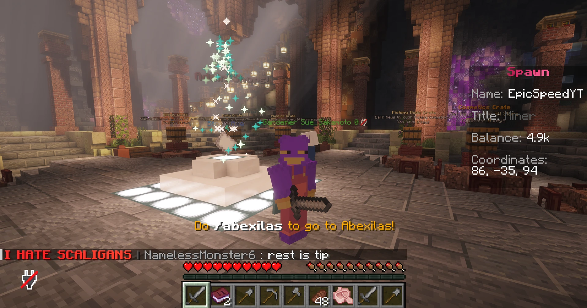 Stoneworks live Minecraft world map